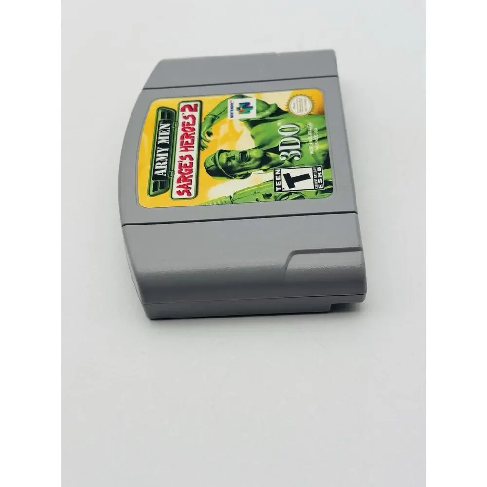 Army Men: Sarge's Heroes 2 (Nintendo 64, 2000) N64 Cart Only Authentic TESTED